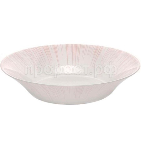 Тарелка суповая глубокая Фокус 220мм розовый/ 10335SLBD73 