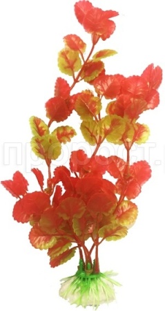 Растение пластмассовое 25см Микрантемум красно-желтый/Р3868
