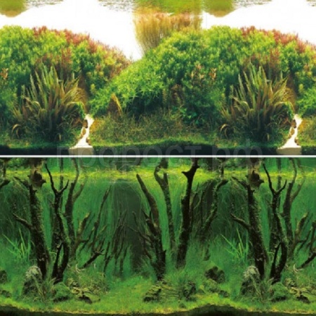 Фон для аквариума Зеленые холмы/Подводный лес 0,4*15м 9084/9085
