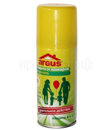 ARGUS аэрозоль от комаров, мошек, слепней 100мл